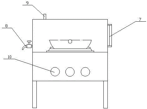 Heat-collecting and energy-saving gas stove