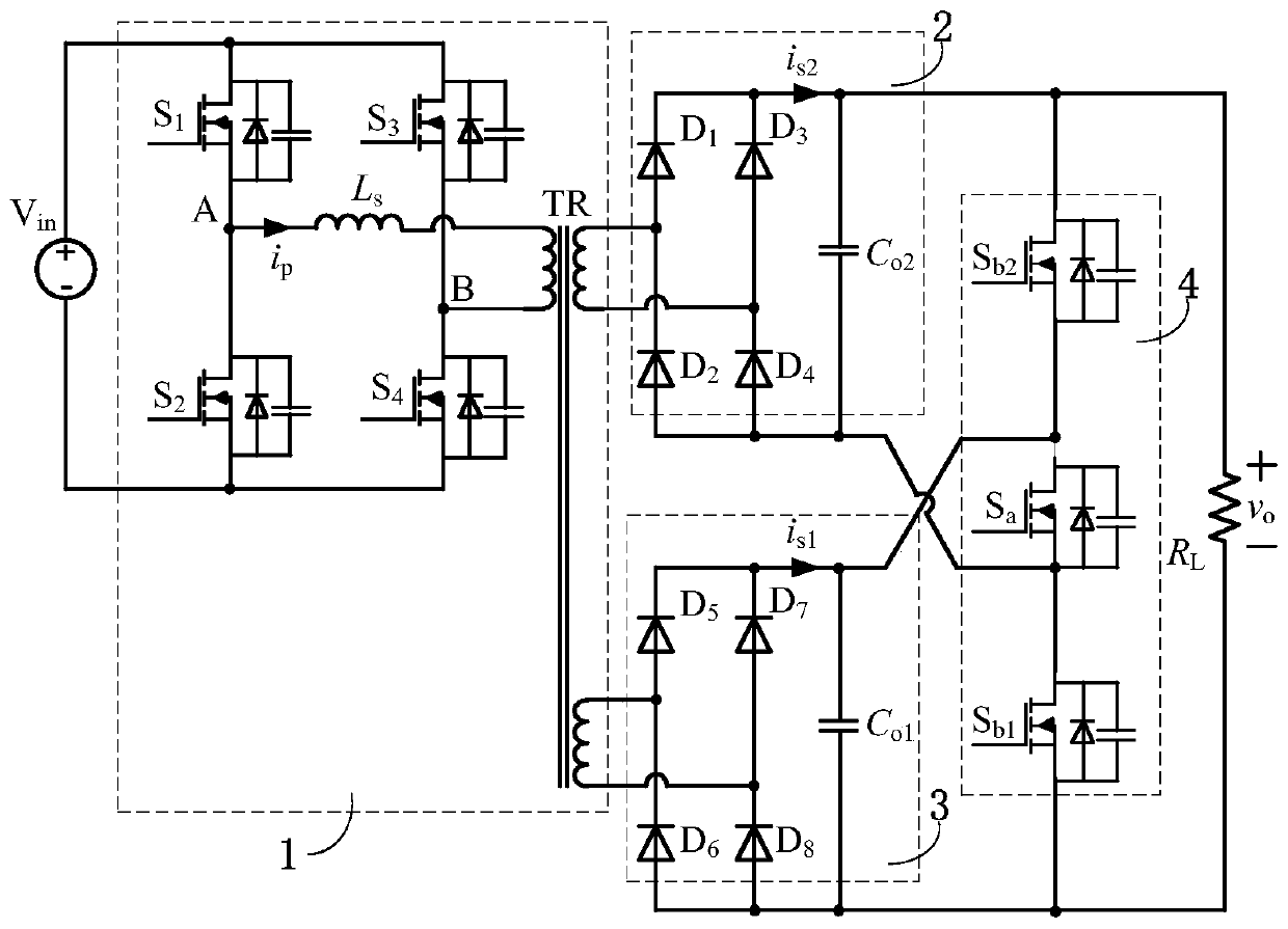 Wide-voltage-range output current feed converter