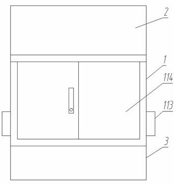 A communication box with functions of dust removal and heat dissipation