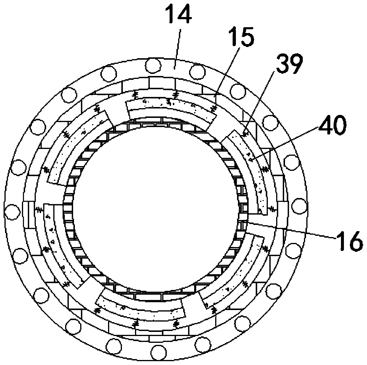 Detection equipment for degrading multiple alkaline abuse drugs in biological detection material and application