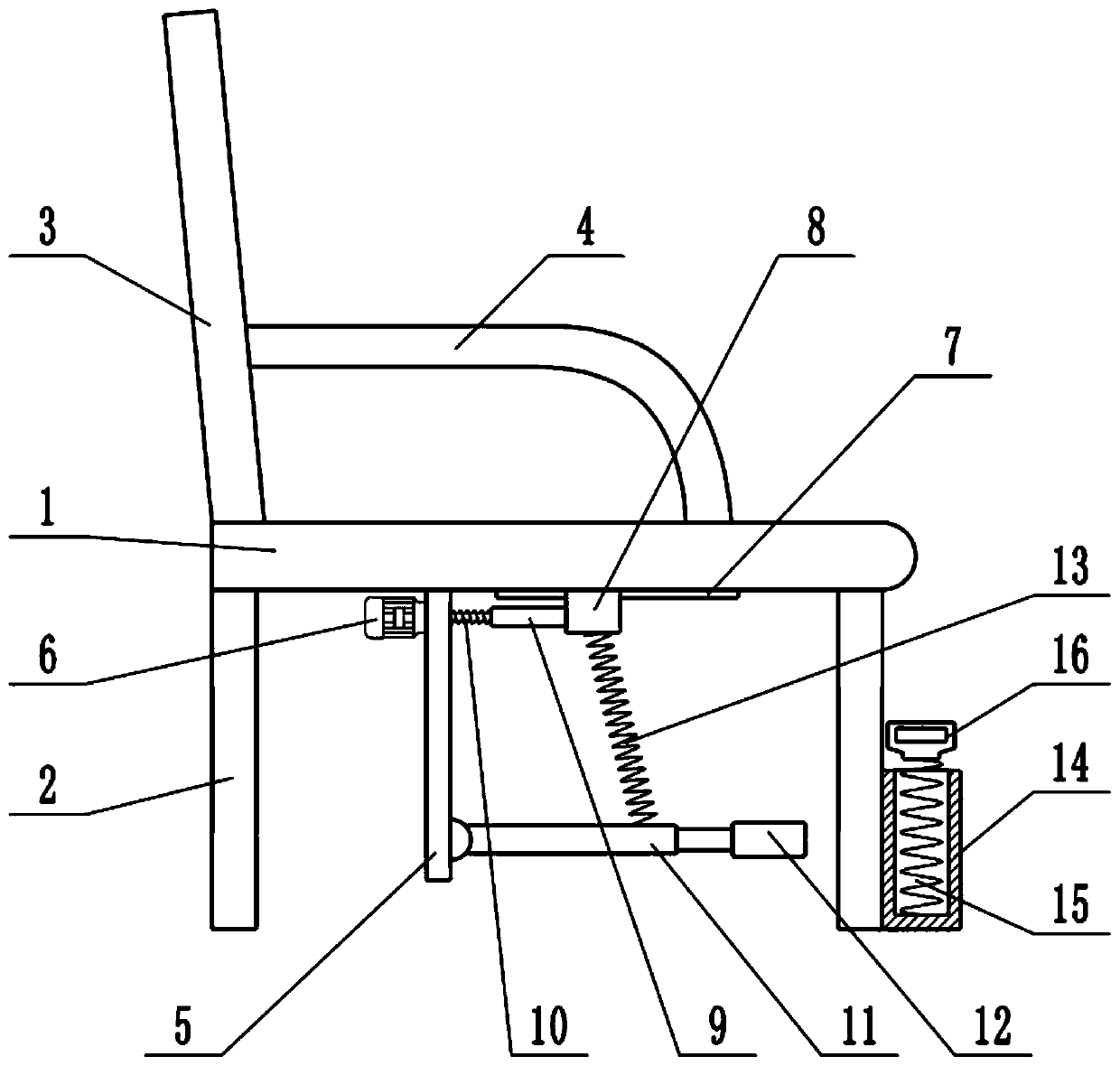 Office chair with fitness function