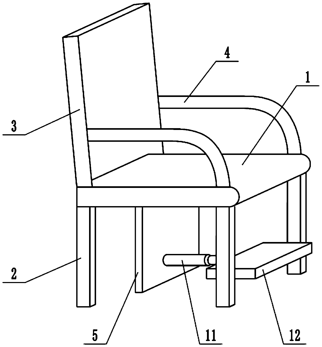 Office chair with fitness function