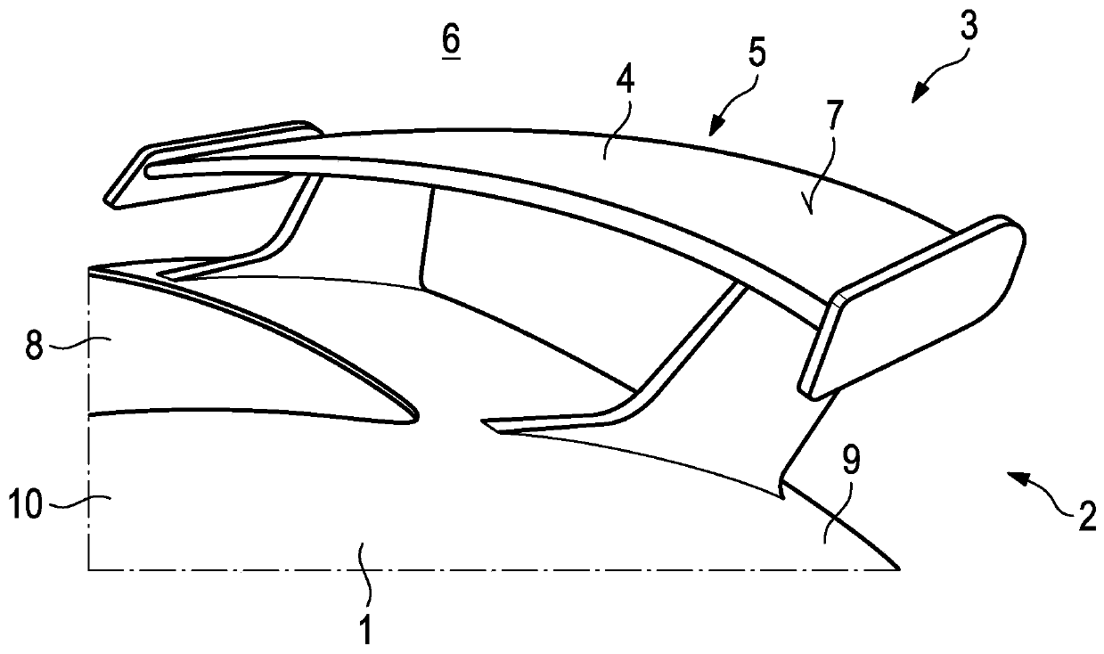 Air guiding apparatus for motor vehicle body