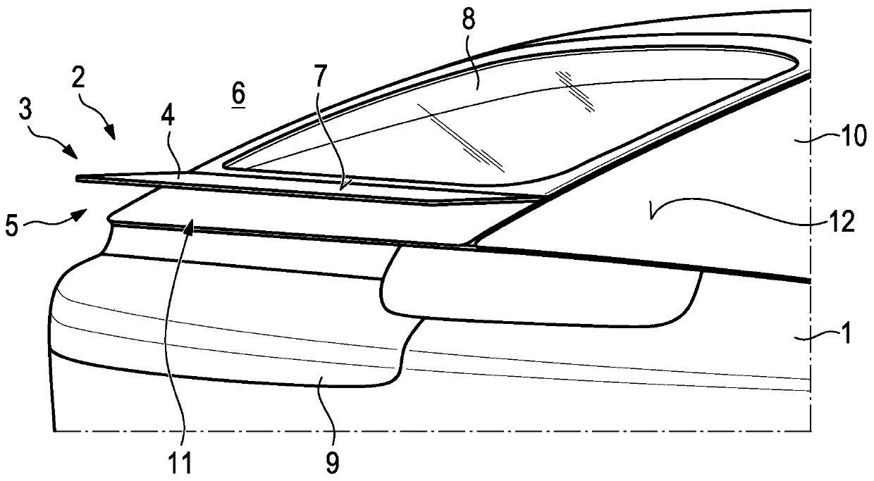 Air guiding apparatus for motor vehicle body