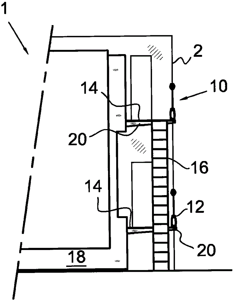 Maintenance platform arrangement for a fiber web machine