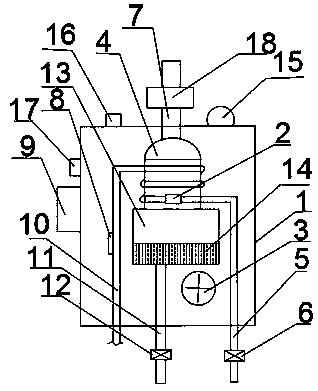 Automatic alarm gas water heater