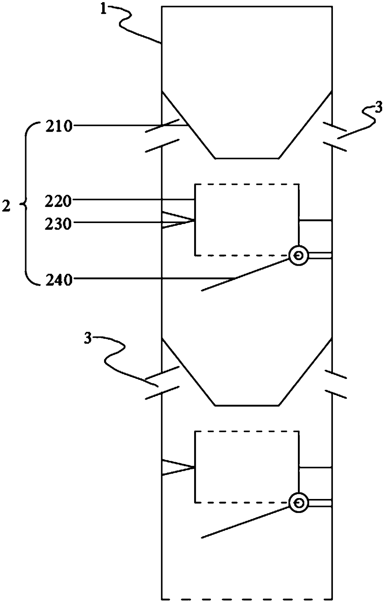 Efficient anaerobic fermentation process using agricultural comprehensive waste as raw material