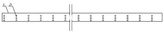 Liquid guide ultrasonic probe array flaw detection test method of train wheel