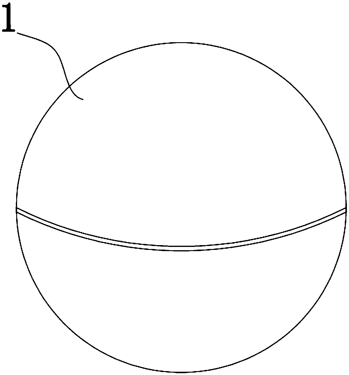 Floor spherical lamp