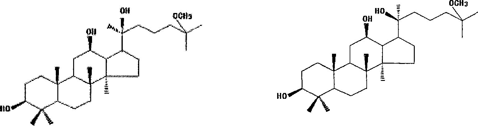 Process for producing a pair of novel ginsengenin and its compound body, and preparations thereof