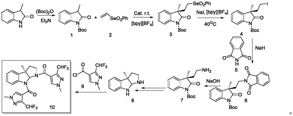 Chiral indole compound and preparation method and ship antifouling application thereof