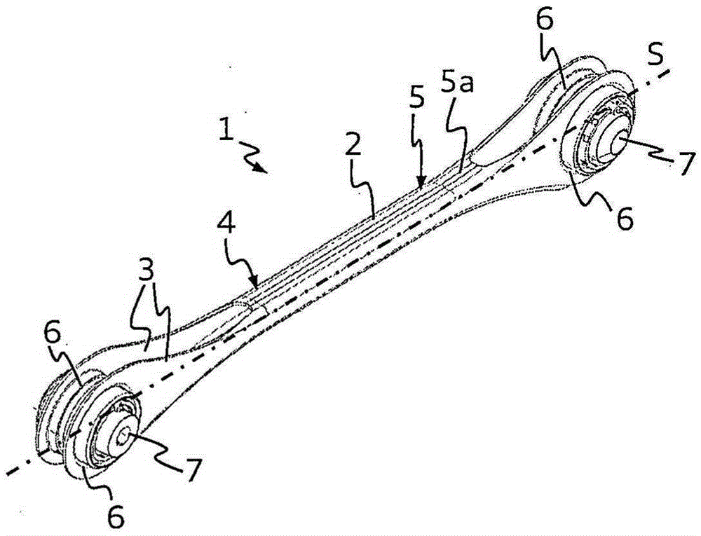 Chassis suspension arm for a vehicle and method for producing a chassis suspension arm