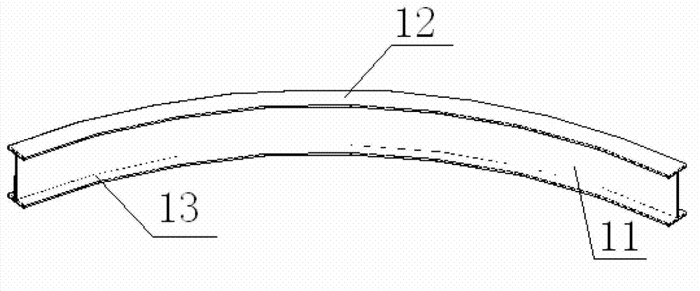 Manufacture method for double-curve H-shaped steel