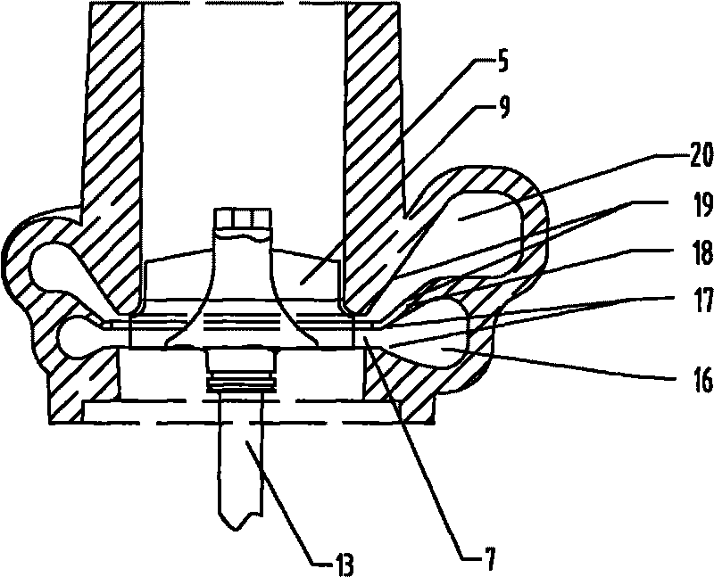 Asymmetric double-channel variable section turbocharger