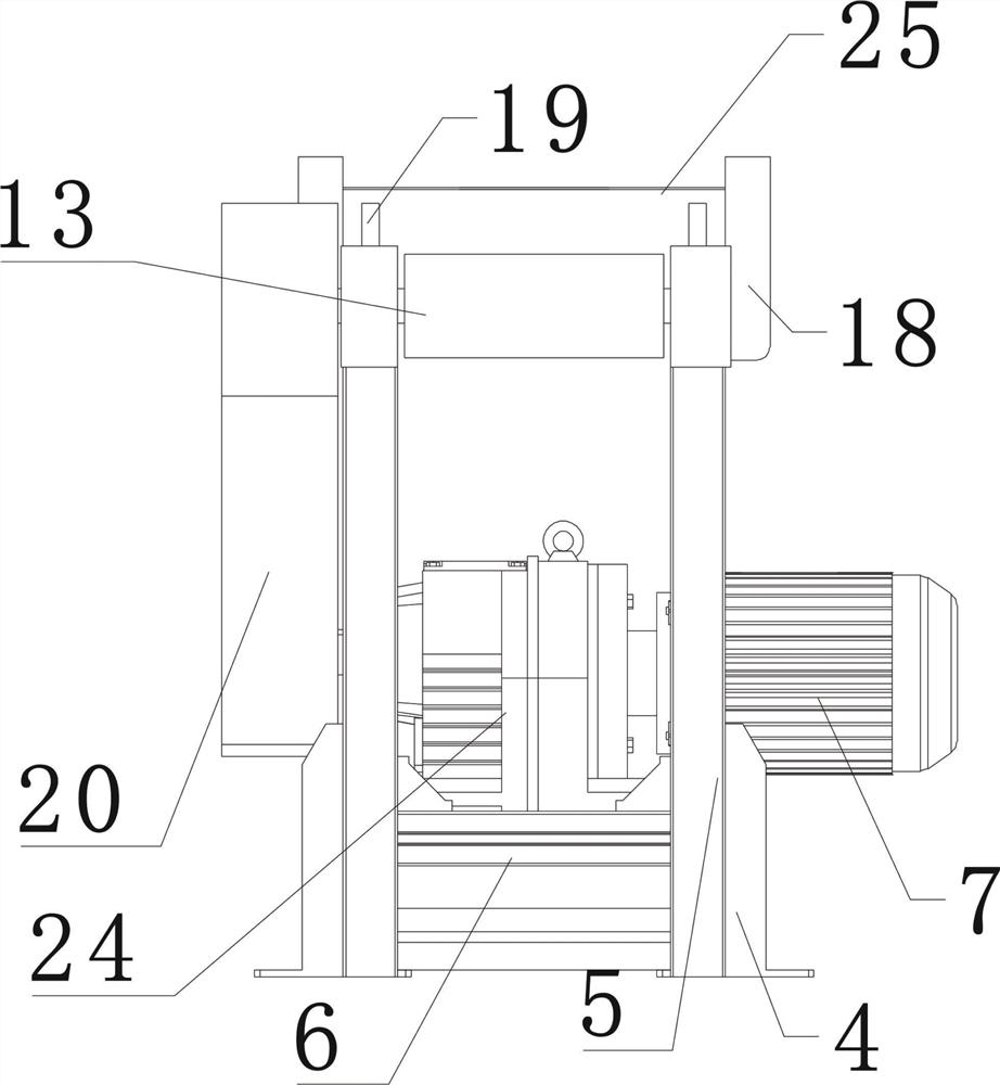 A transmission device and operation method used in the processing of mechanical parts