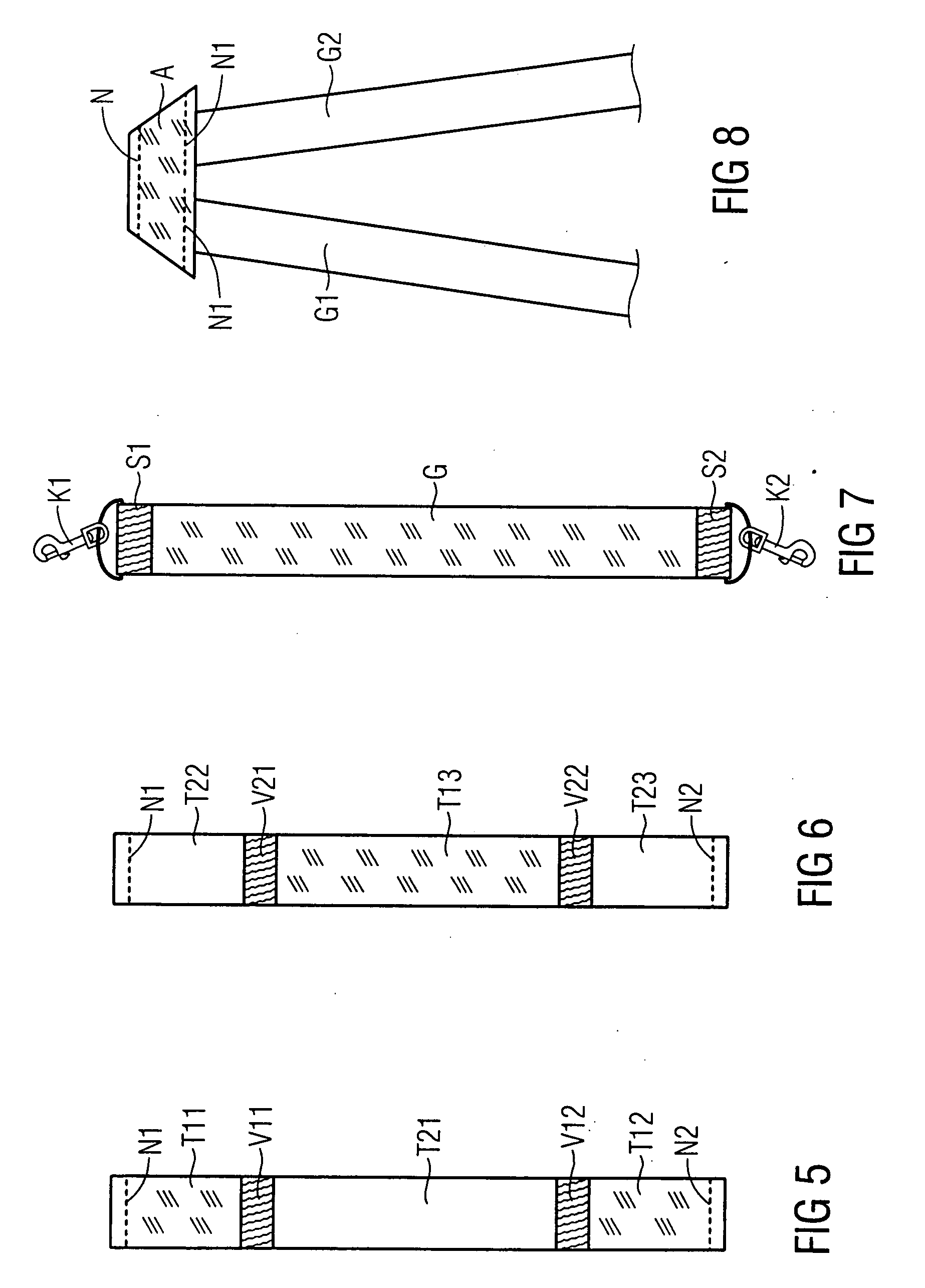 Support strap for a musical instrument or a musical instrument case