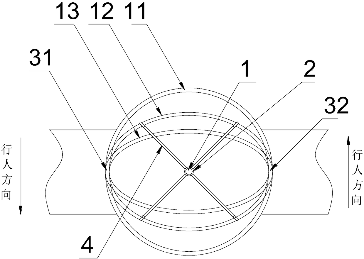 Revolving door system of which occupying space can be adaptively adjusted