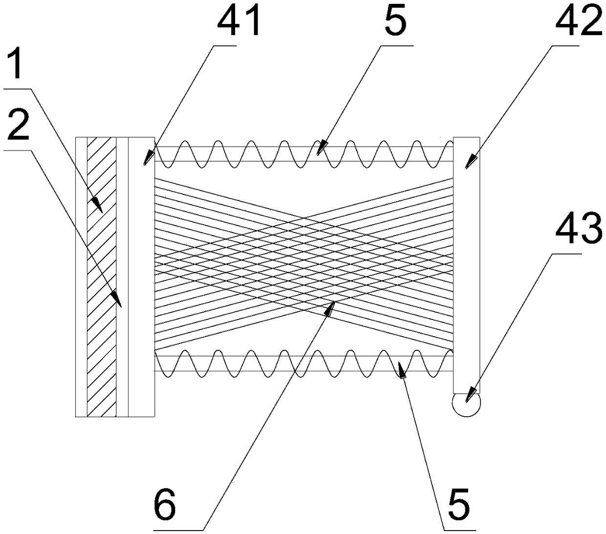 Revolving door system of which occupying space can be adaptively adjusted