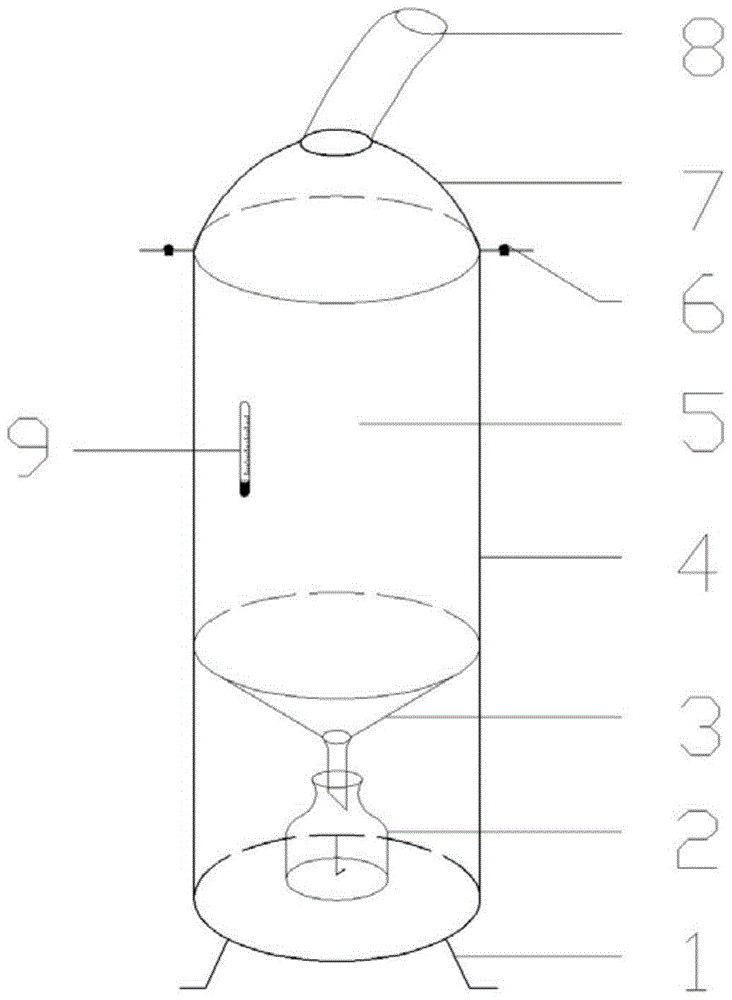 A device and method for quickly collecting mist