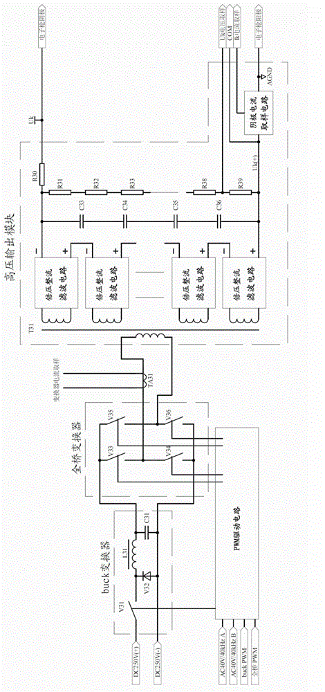 Grid-controlled electron gun digital power supply for medical electron linear accelerator