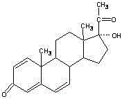 A kind of synthetic method of cyproterone acetate dehydrogenate