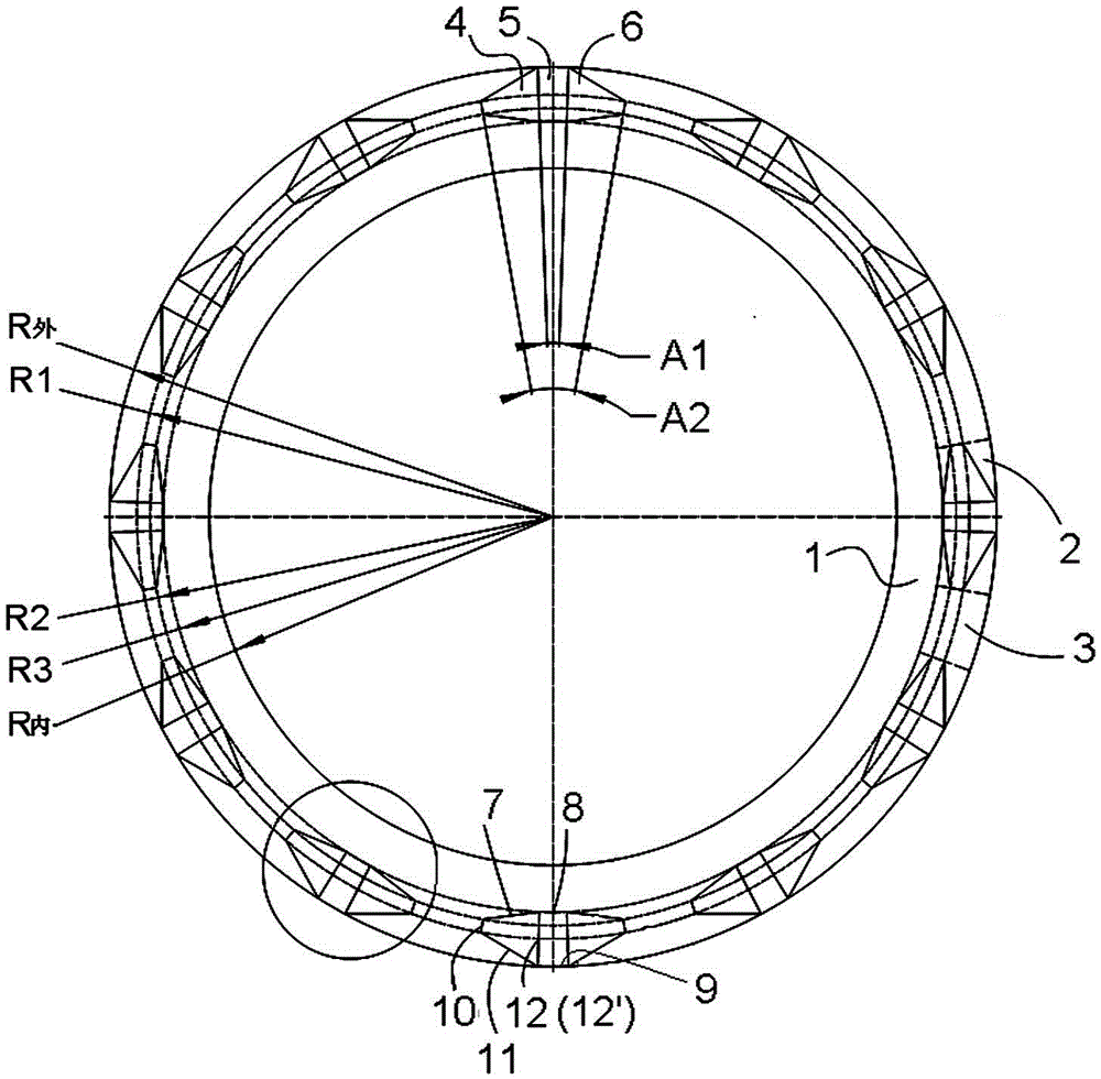 Non-contacting mechanical seal ring with bidirectional hydrodynamic grooves
