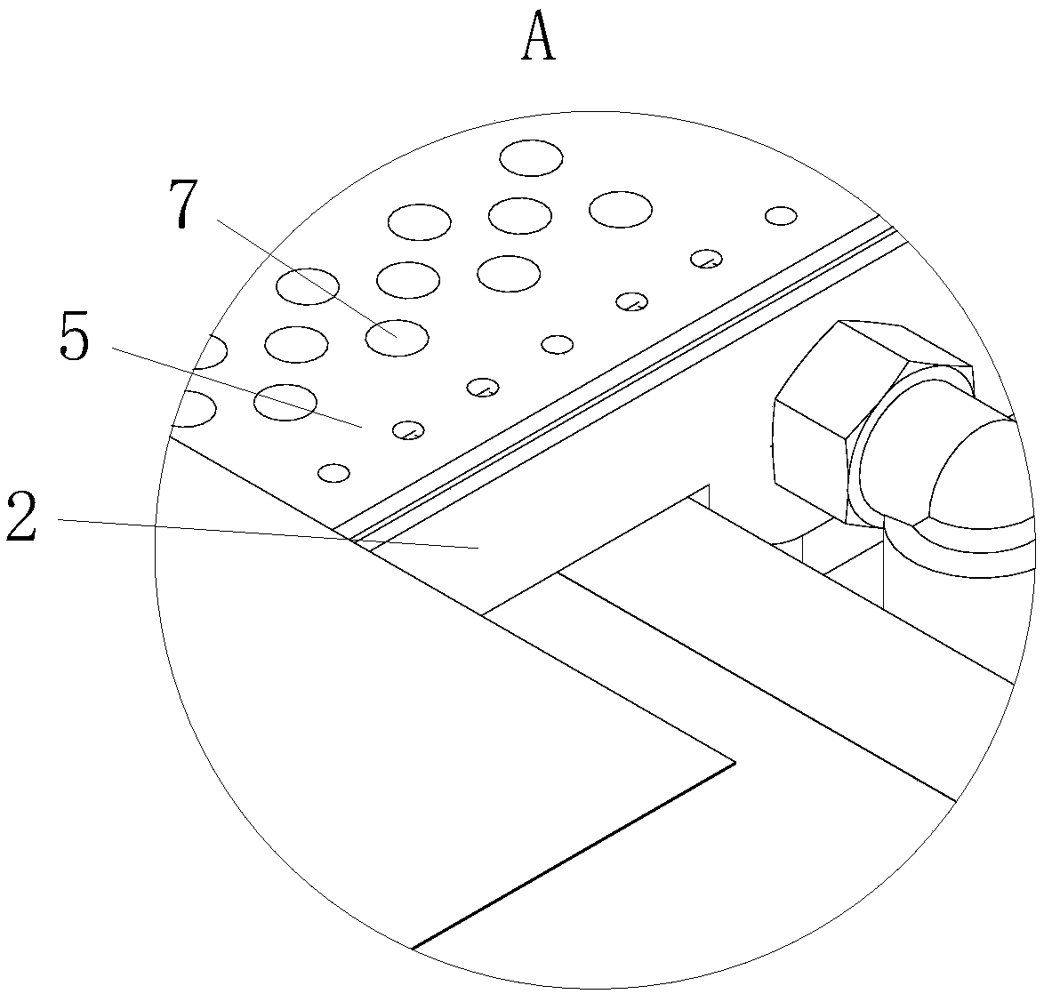 Vacuum conveying belt suction device for carrying battery pieces