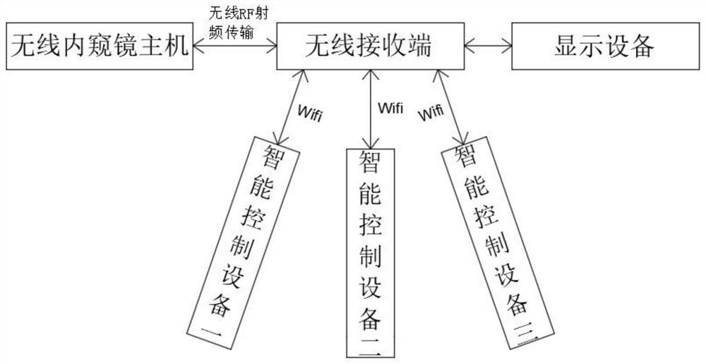 Wireless endoscope system with multipoint networking function