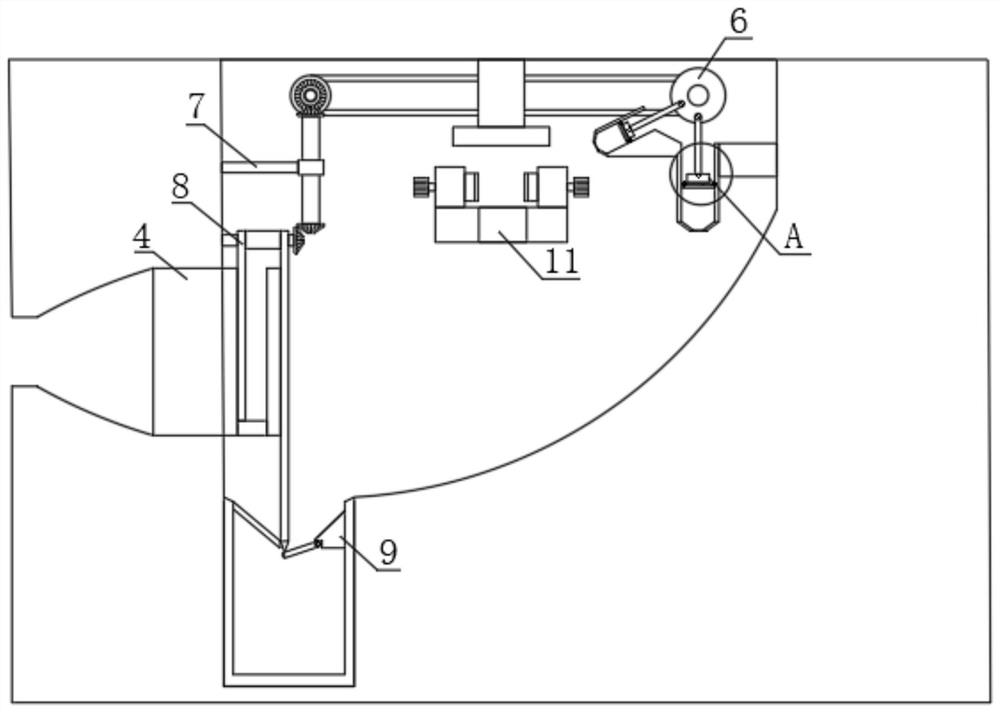 Polishing device for mechanical finish machining and using method of polishing device