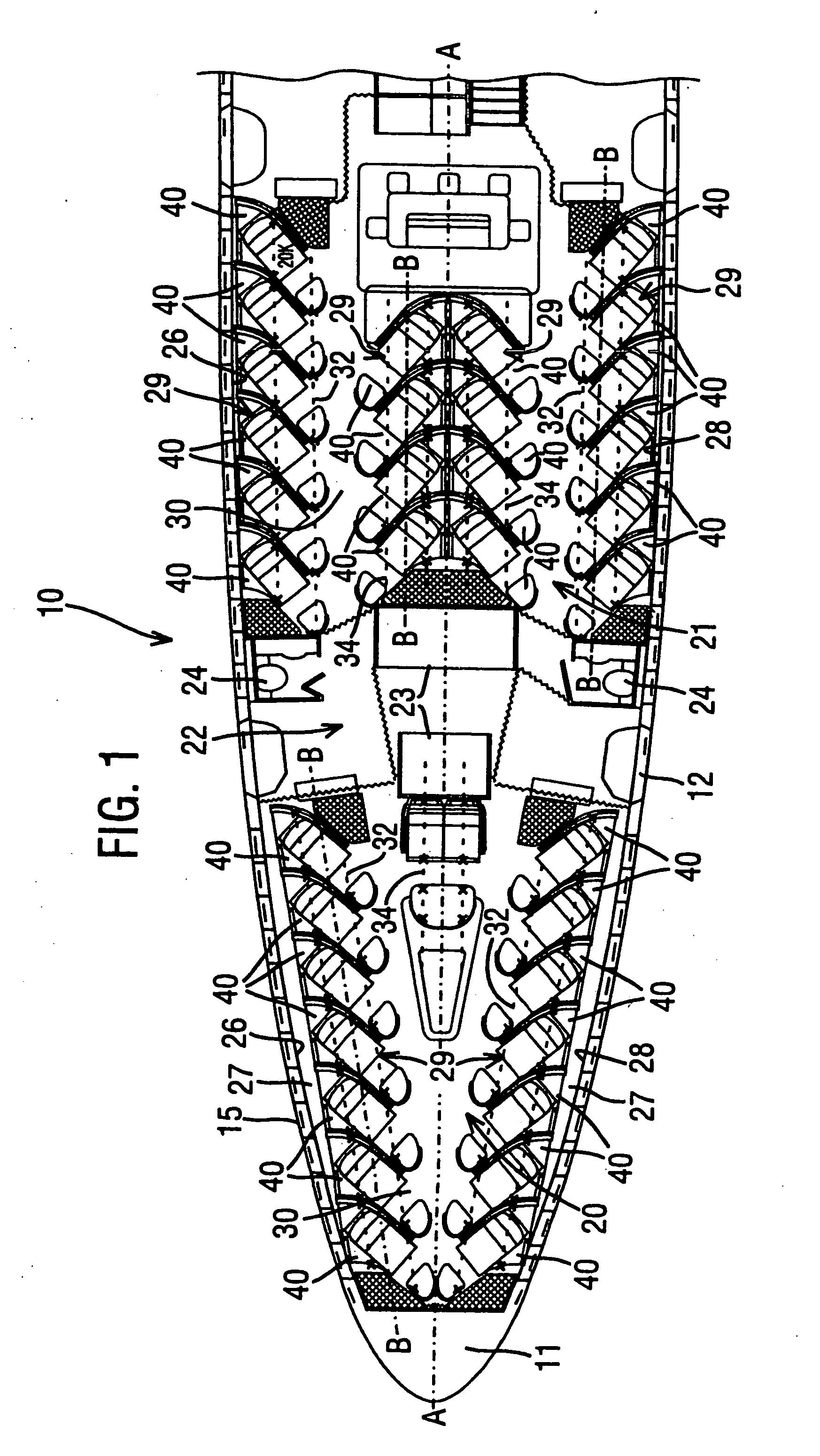 Seating system and a passenger accommodation unit for a vehicle
