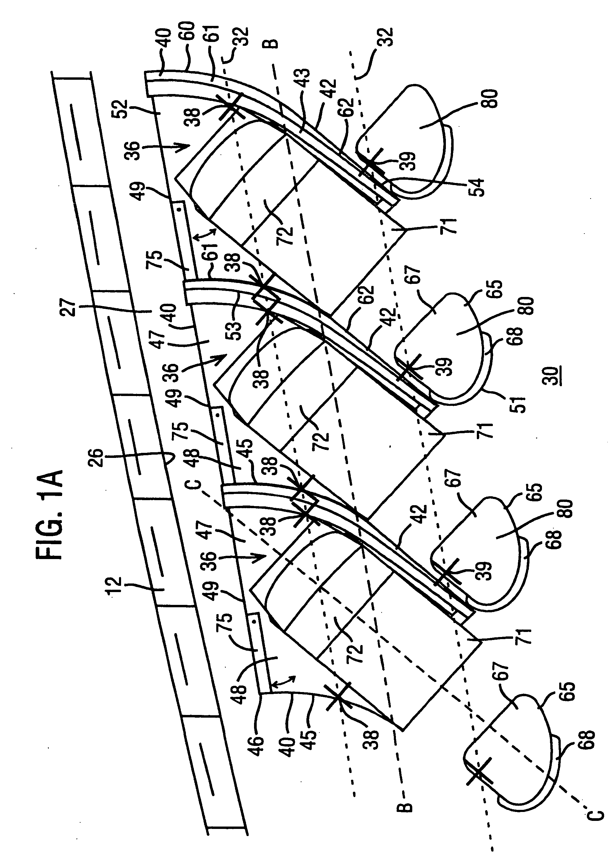 Seating system and a passenger accommodation unit for a vehicle