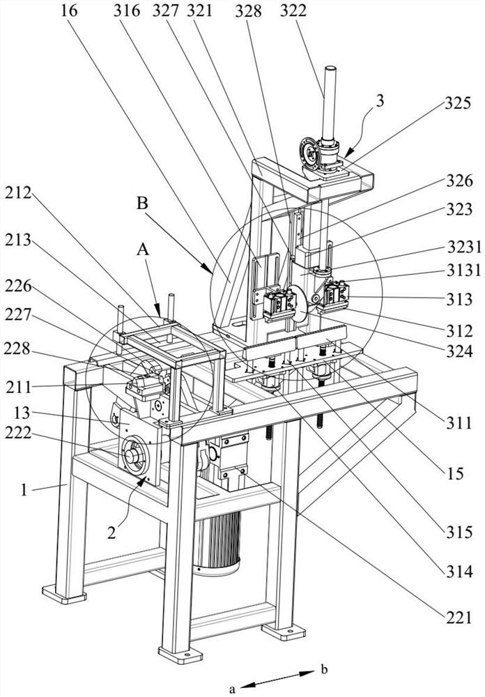 Steel pipe truss cutting device