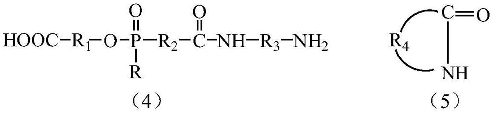 Organic phosphorus flame-retardant copolymer nylon and preparation method thereof