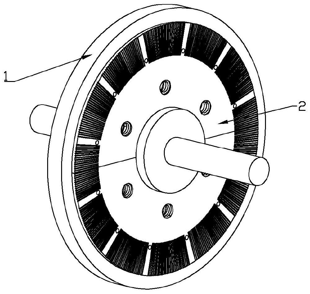 A device for generating high-speed intercepting jets by using a rotating disc with holes
