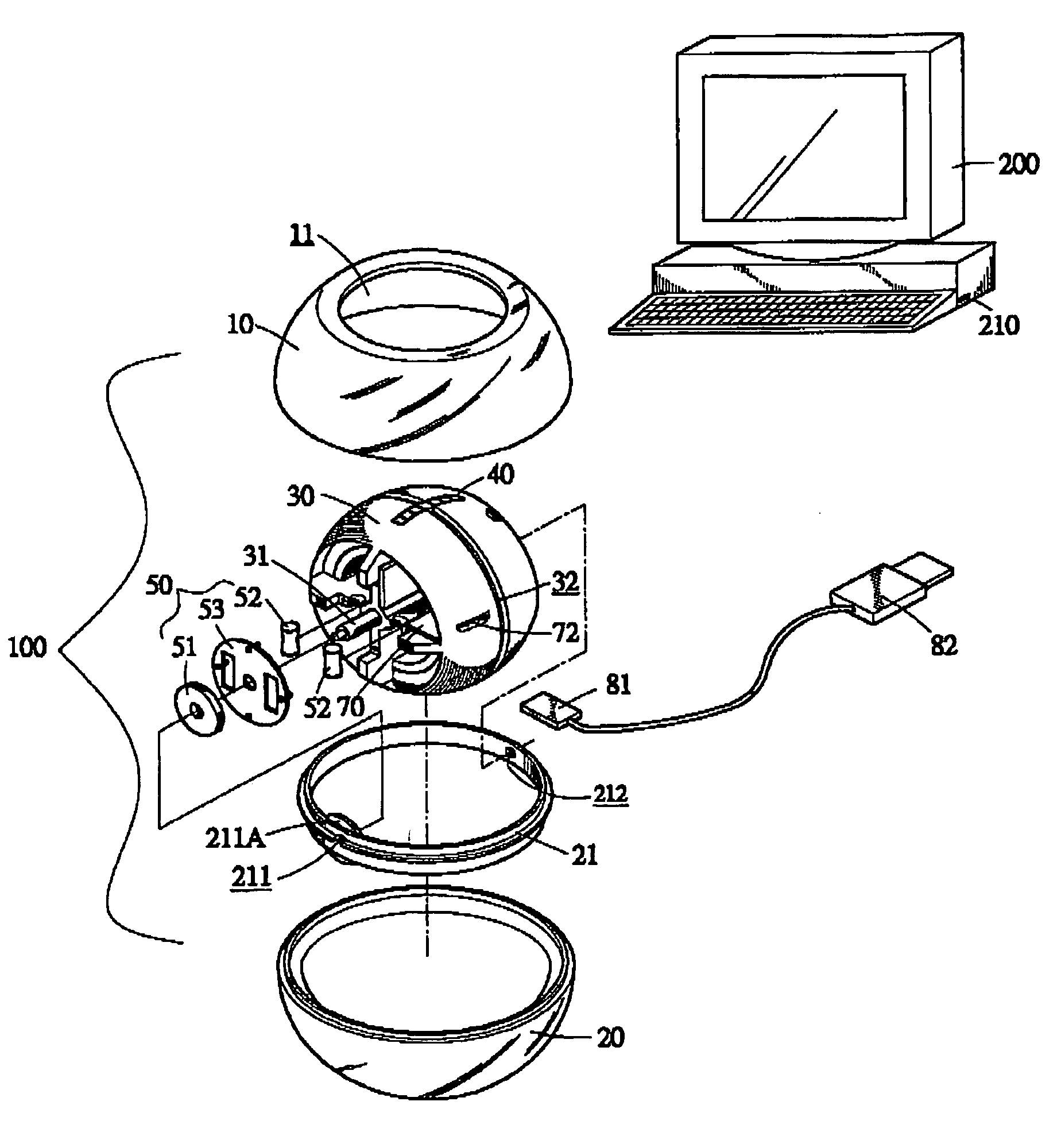 Wrist exerciser having display and transmission device