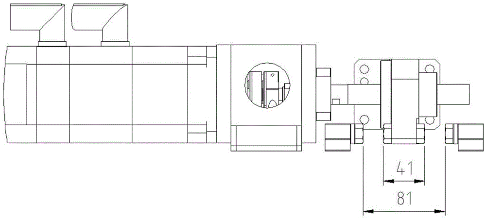 Drive calibration device and calibration method for servo center distance transmission