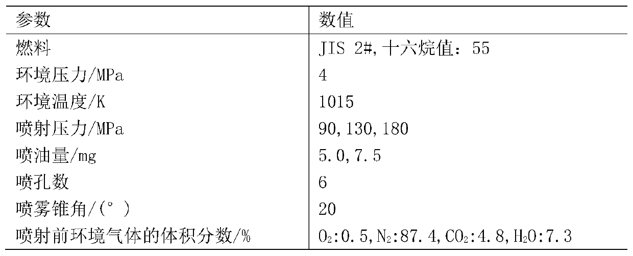 Diesel spray penetration distance prediction method with variable fuel injection rate