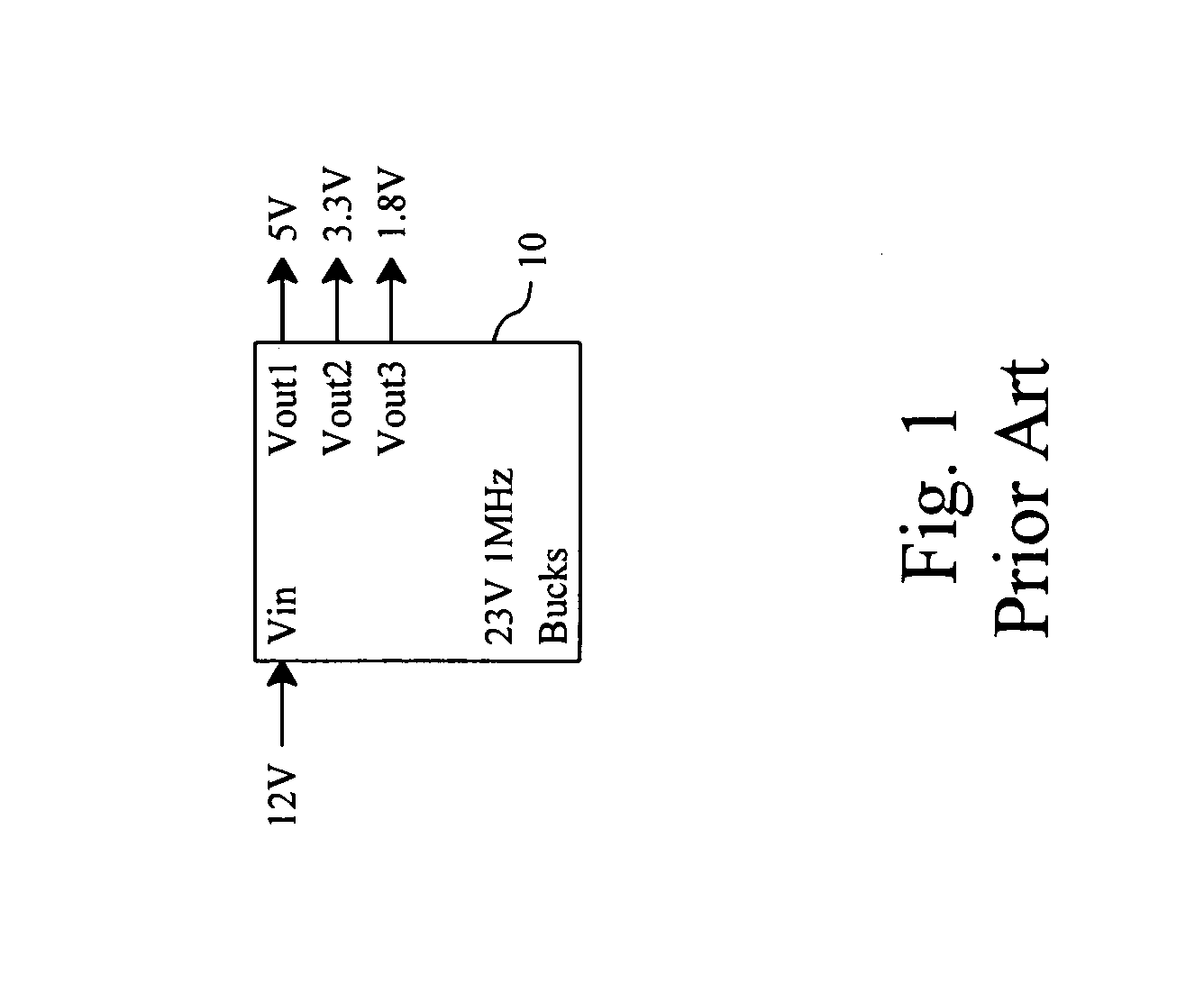 Cross-interference reduction of a buck power converter
