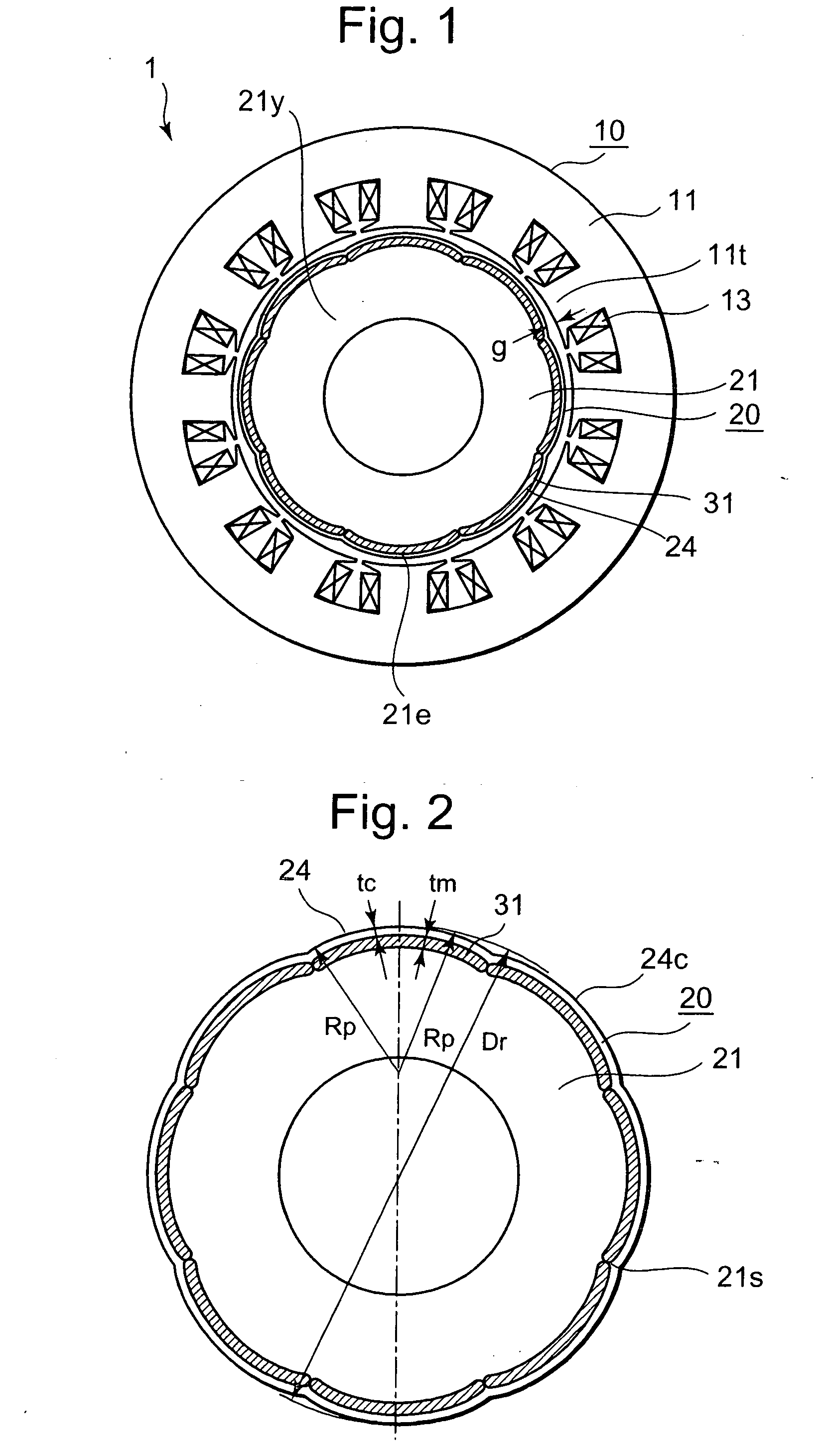 Permanent magnet type motor