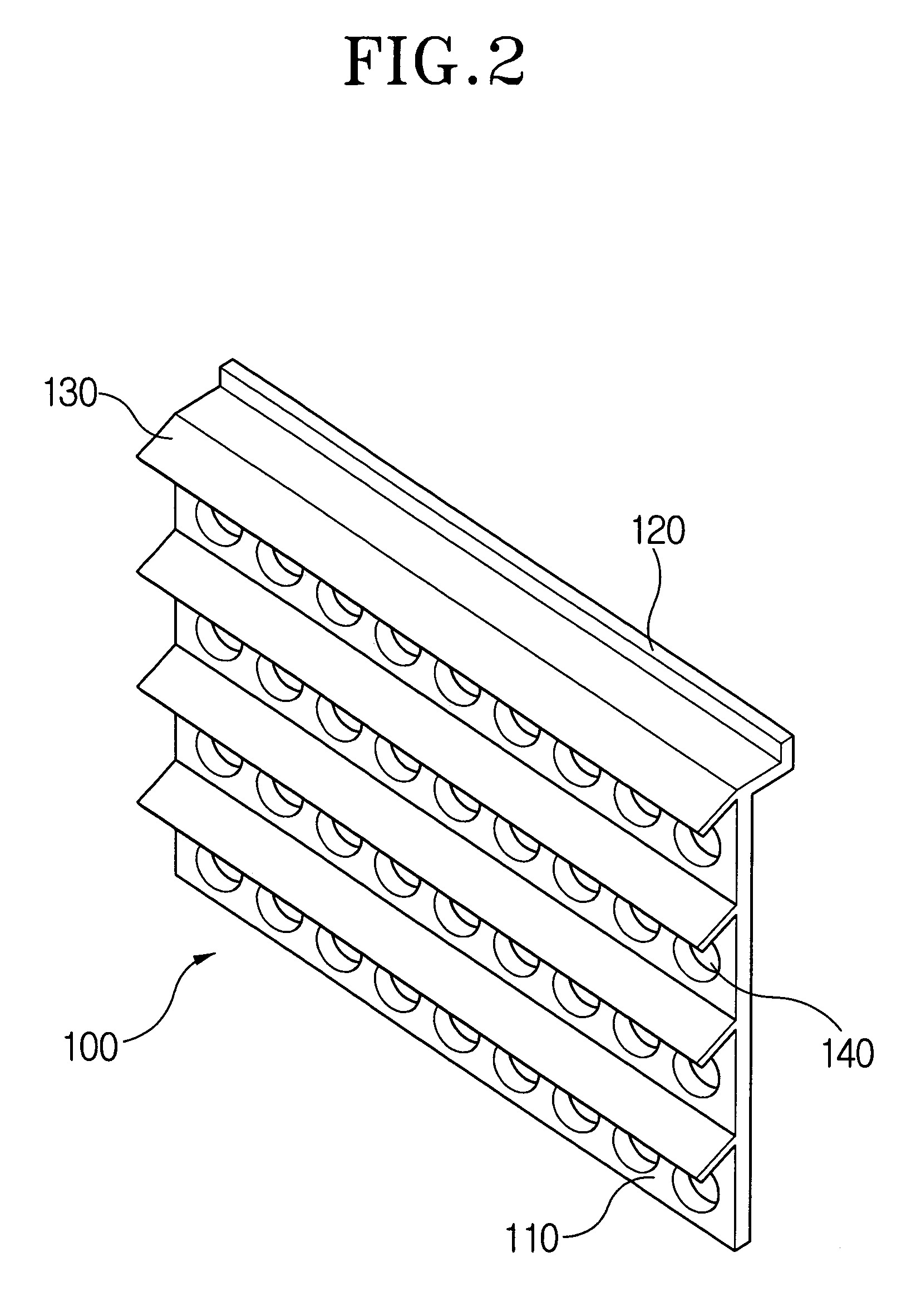 LED fixing device of a pixel module and method for manufacturing the same