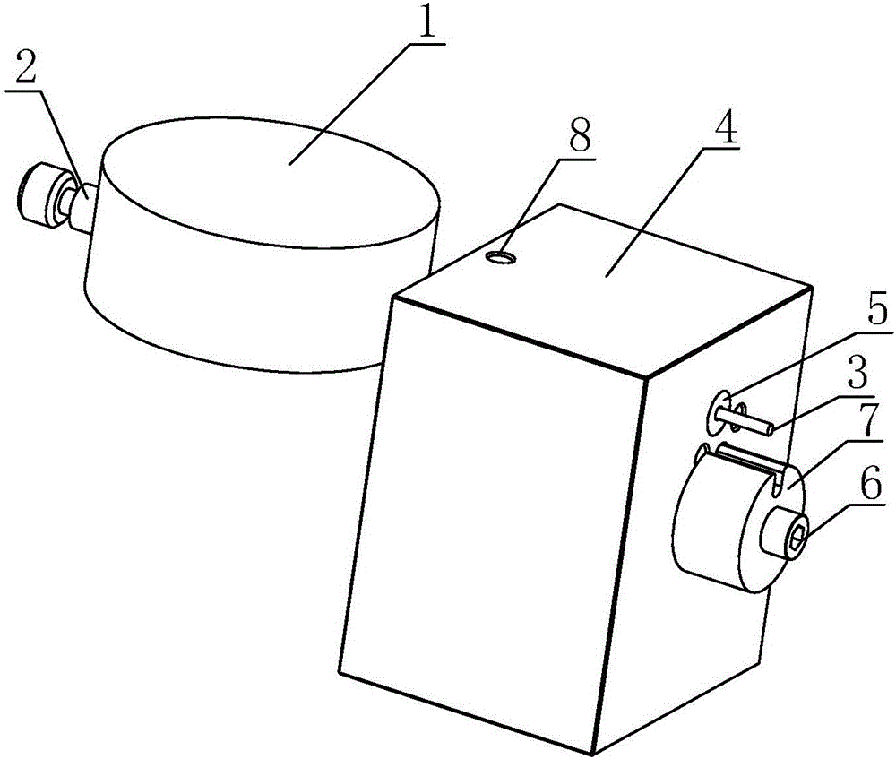 Depth dial gauge