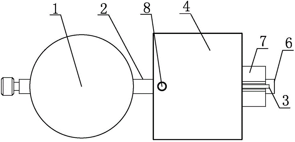 Depth dial gauge