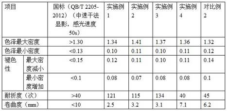 A kind of blueprint paper and preparation method thereof