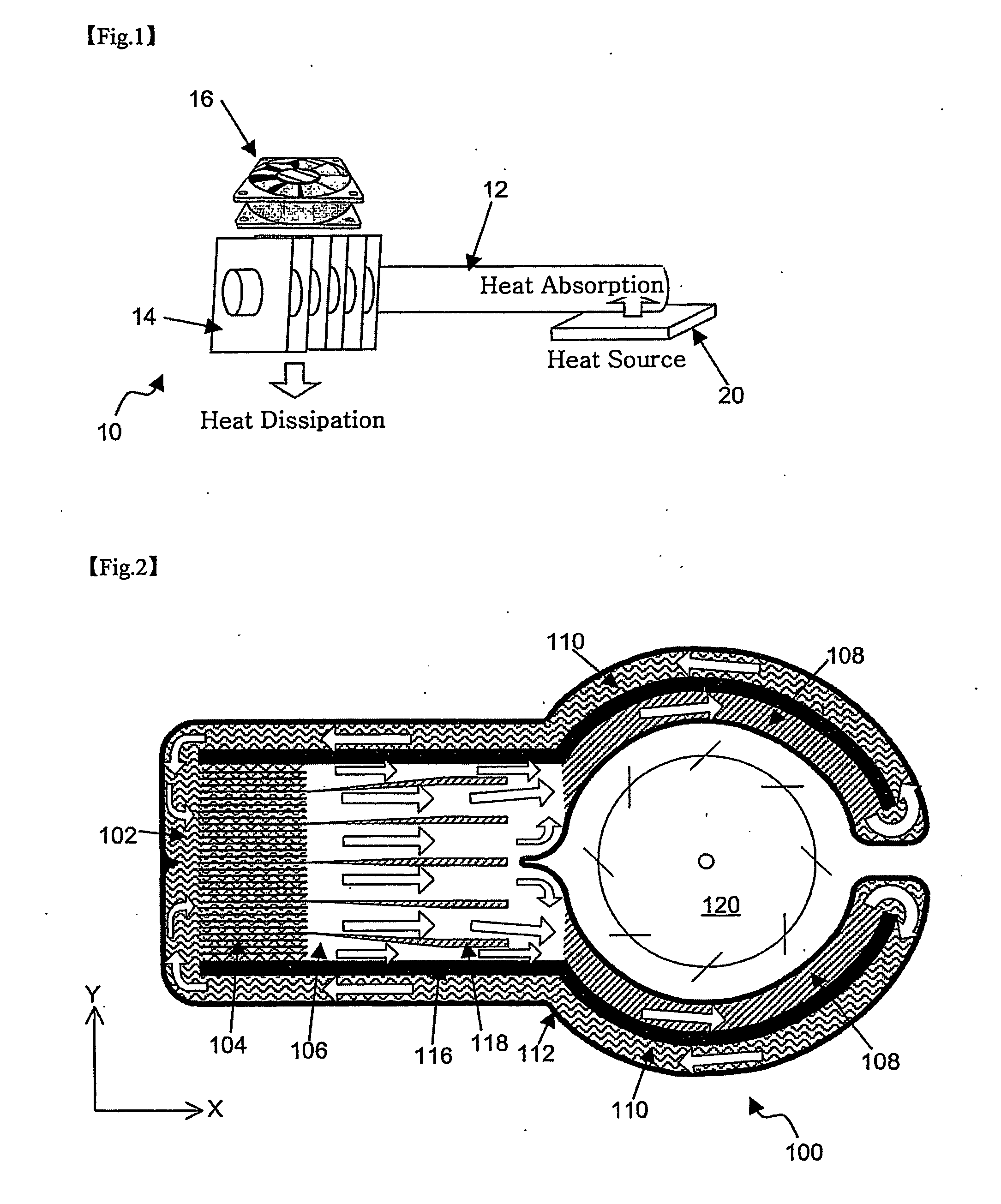 Cooling device of hybrid-type