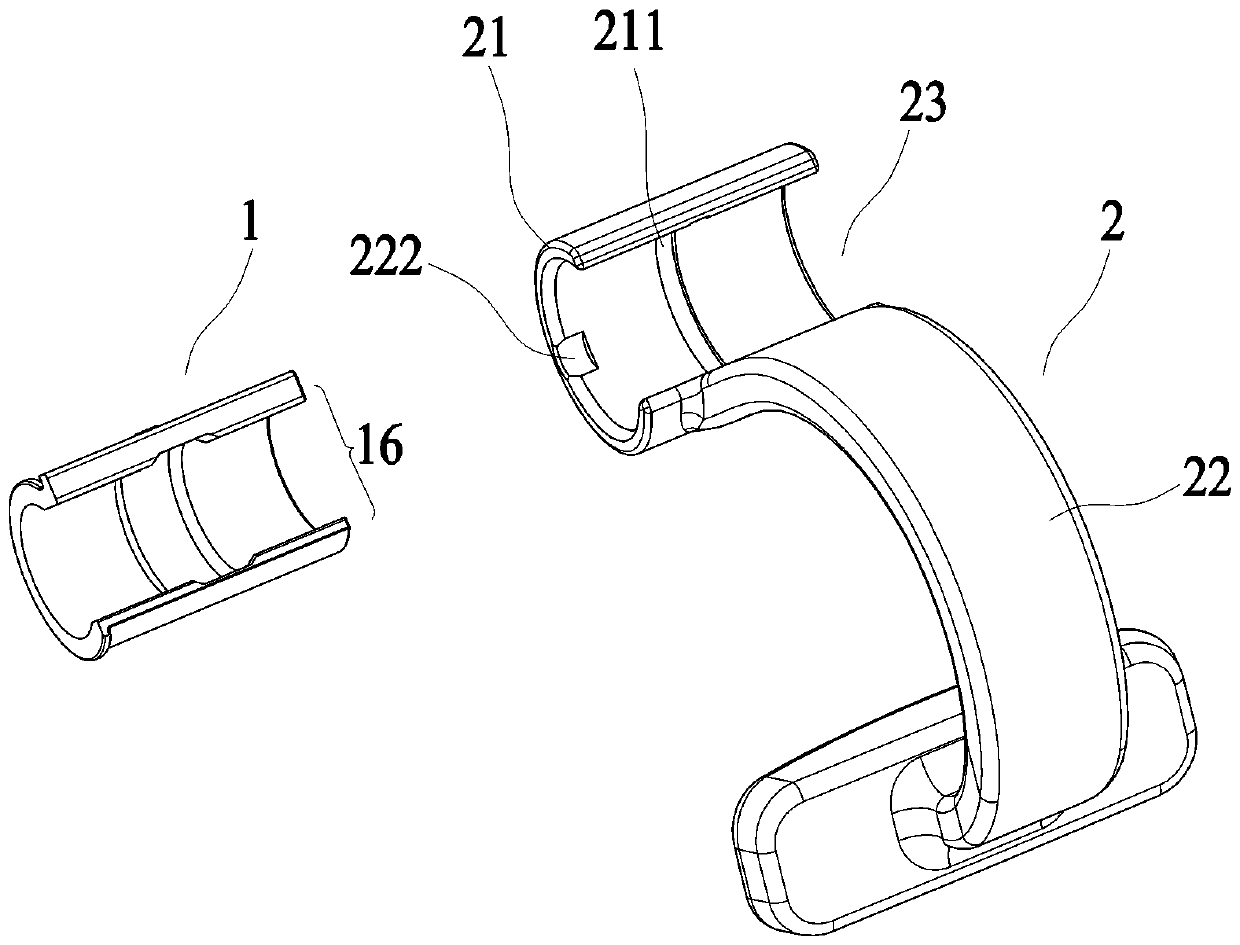 Hook structure achieving rapid disassembling and assembling