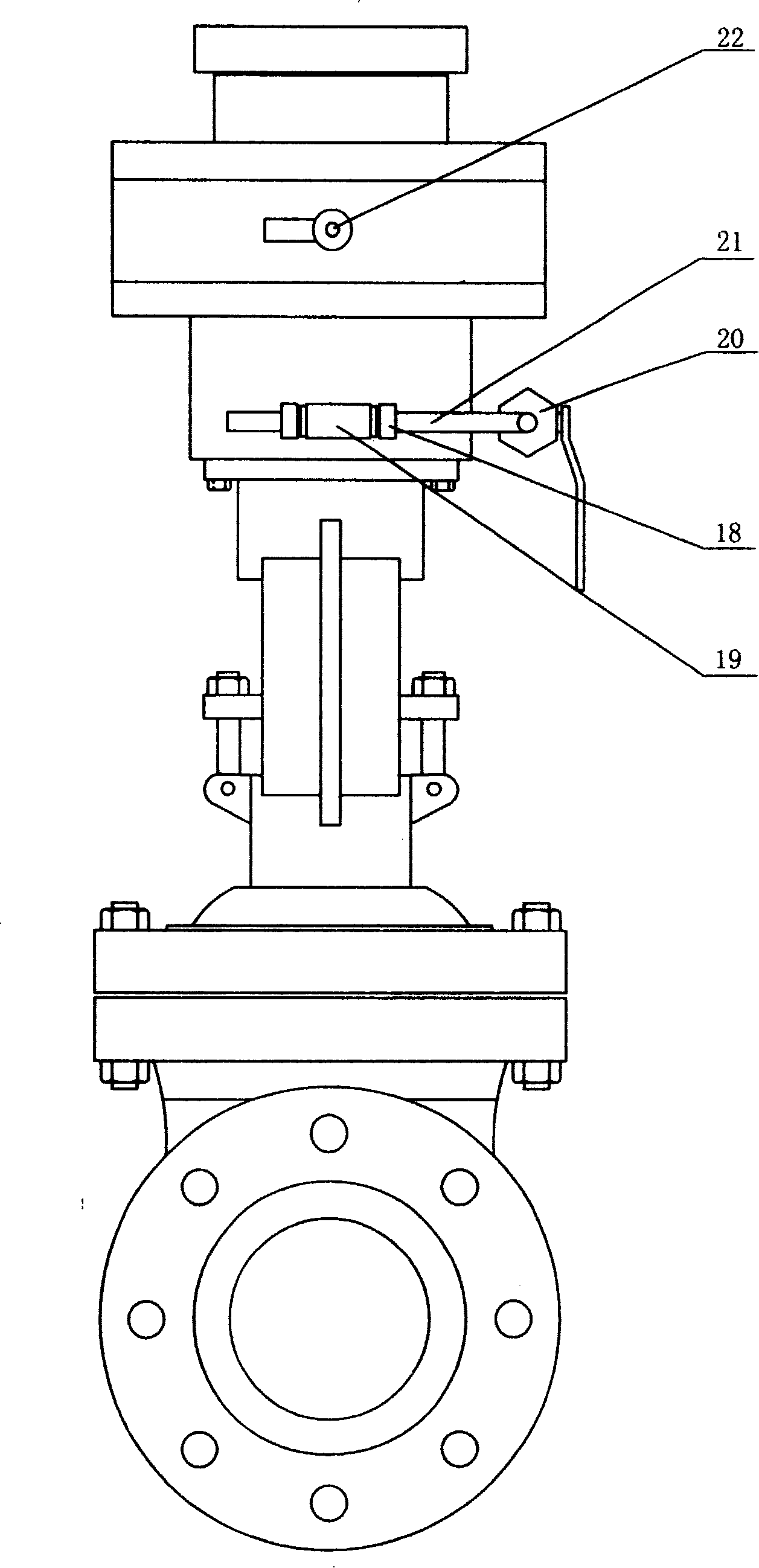 Gyration type hydraulic operated valve