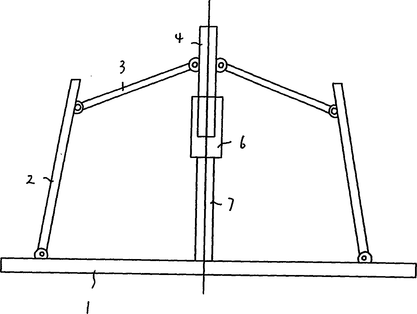 Core removal type rope releasing/retracting mechanism for bridge and structure