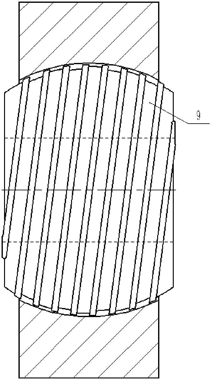 Spherical groove joint bearing