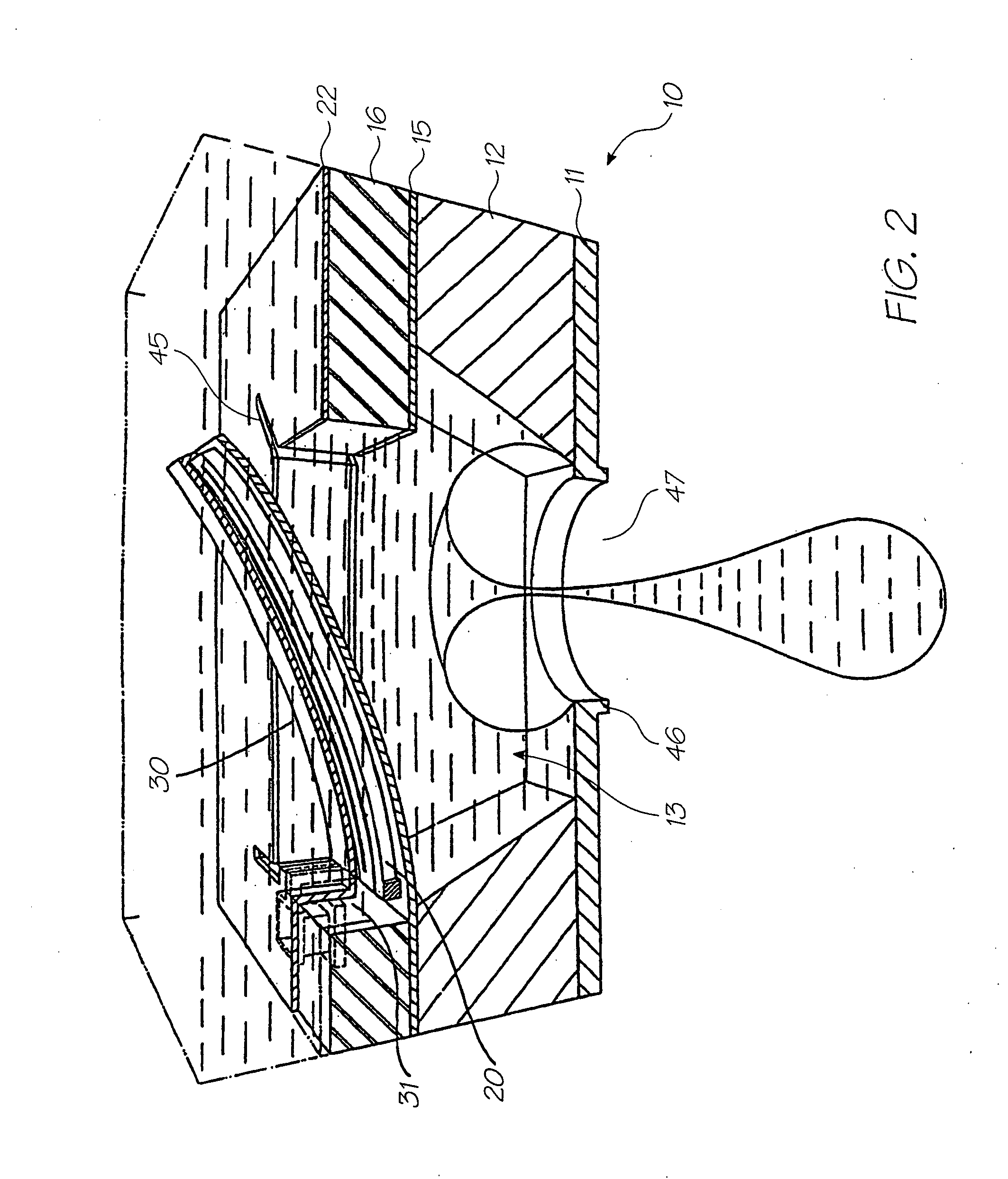 Inkjet printhead with filter structure at inlet to ink chambers
