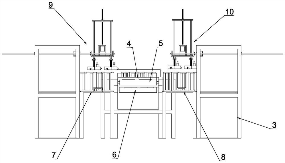 Automatic feeding heat sealing equipment for cloth processing